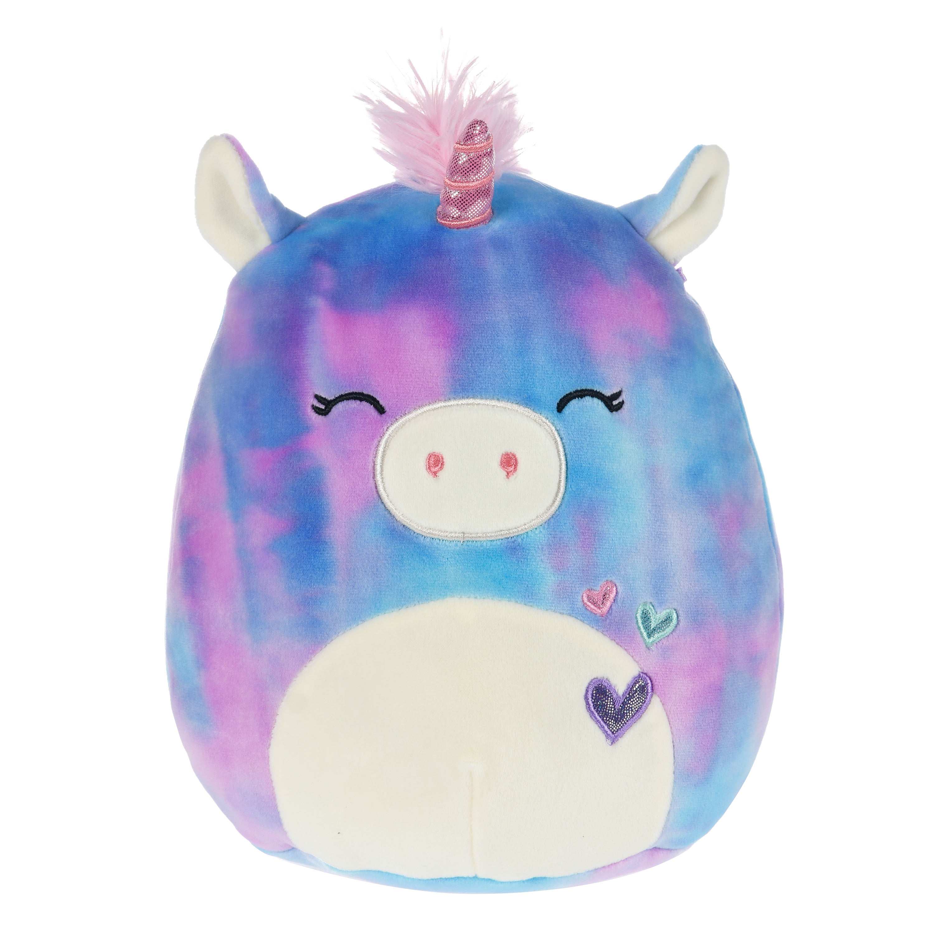 NEW Kelly Toy Squishmallow Purple/Blue TieDye Unicorn 5" Plush 