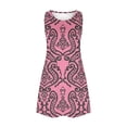thumbnail image 5 of Mefallenssiah Robes d'Été pour Femmes Plage Florale T-Shirt Robe Décontractée Poches Boho Robe Débardeur, 5 of 5