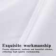 thumbnail image 5 of Lorviah 100% Mulberry Silk Pillowcase for Skin and Hair, Queen Size 20"x30", 1 Pack, White, 5 of 5
