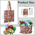 thumbnail image 2 of Sac Fourre-Tout en Tissu Réutilisable Ethnique Paisley - Sac de Courses Écologique Lavable en Machine, 2 of 4