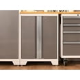 thumbnail image 3 of NewAge Products Bold Series Platinum 10 Piece Cabinet Set, Heavy Duty 24-Gauge Steel Garage Storage System, LED Lights Included, 3 of 14