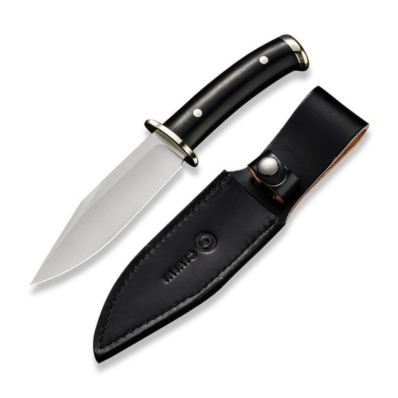CIVIVI Knives Teton Tickler Fixed Blade C20072-1 D2 Stainless Steel & Black G10