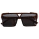 thumbnail image 4 of SAYOO Gafas de sol de moda para niños Gafas de montura cuadrada de triángulo plano simple con protección UV 400 SAYOO  Moda, 4 of 9