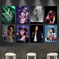 thumbnail image 2 of Póster de Michael Jackson sin marco, papel Kraft para bar, club, póster vintage, arte de pared, pintura, dormitorio, estudio, pegatinas, 2 of 5