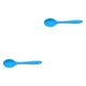 thumbnail image 1 of Cuchara de silicona Monstrate 2piezas Azul Cocina de mango largo Vajilla profesional, 1 of 6