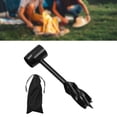 thumbnail image 4 of Settlers Auger Wrench, Wood Auger, Manual Wood Auger Suitable for Outdoor ists, Hikers, Campers , Black, 4 of 9