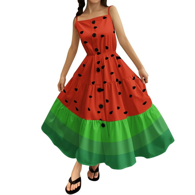 Xuewenshw Robe d'Été Décontractée pour Filles Bretelles Spaghetti Tourbillon Taille 6 14T Robe de Mariage Fleurie