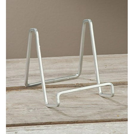 6 Silver Metal Square Wire Stand Plate Book Easel Display Holder 6 Silver Metal Square Wire Stand Plate Book Easel Display Holder