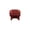 Rust, variant on SAFAVIEH Couture Kellyanne Modern Boucle Solid Accent Chair, Ivory