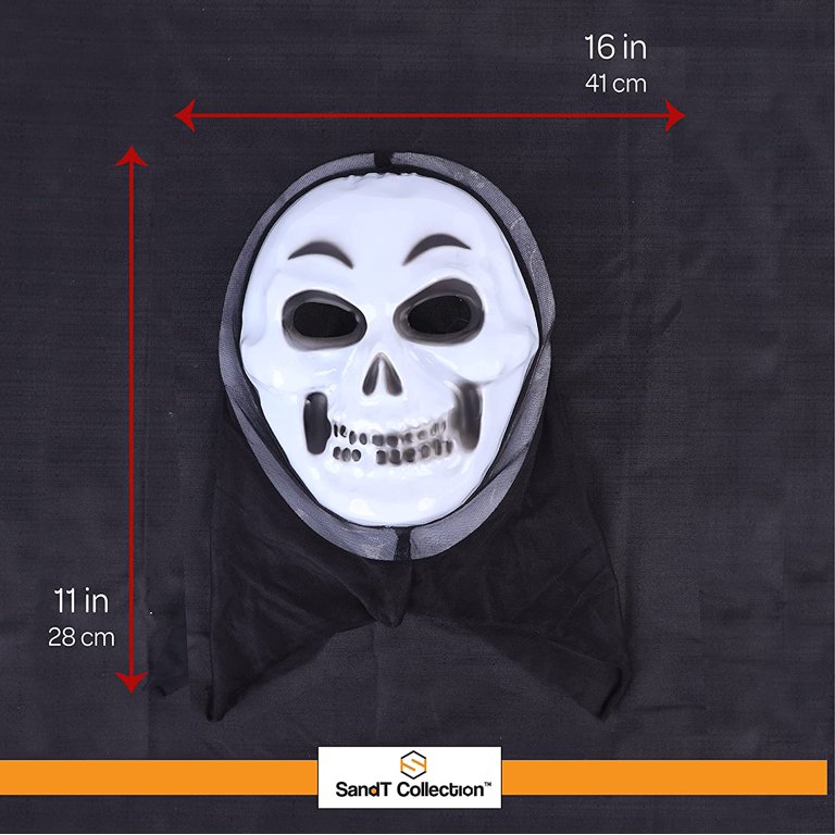 Scary Skull Ghost Mask for Halloween Cosplay Costume Party Mask