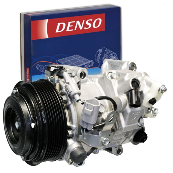 DENSO AC Compressor & Clutch compatible with Toyota Sienna 3.5L V6 2011-2013