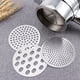 thumbnail image 5 of EeaseMX Prensador de patatas de acero inoxidable con 3 discos intercambiables, colador de alimentos, machacador de frutas y prensa de alimentos con agarre ergonómico y cómodo., 5 of 7