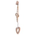 thumbnail image 1 of Chupete De De Orgánicas De Juguete Mordedor BPA Corazón yotijar Cadena de chupete de madera, 1 of 10