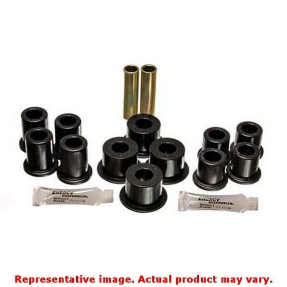 Energy Suspension 89-94 Toyota Pick Up 2WD (Exc T-100/Tundra) Black Rear Leaf Spring Bushing Set