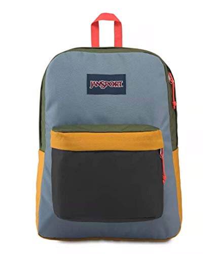 jansport color block backpack