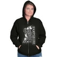 thumbnail image 4 of New Hampshire Live Free Or Die Motto Unisex Fleece Graphic Zip Up Hoodie Brisco Brands 2X, 4 of 5