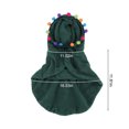 thumbnail image 3 of Puntoco Capa De Navidad Para Perros Y Gatos, Pijamas Cálidos De Año Nuevo, Ropa Para Perros Pequeños, Decoración Verde Para El Hogar, 3 of 7