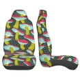 thumbnail image 5 of Haiem Green Mushroom Printed Car Seat Covers Set of 2, Universal Fit Car Seat Covers,Protective Seat Covers,Comfortable Car Seat Covers, Easy Installation Seat Covers, Vehicle Seat Covers, 5 of 9