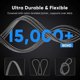 thumbnail image 4 of Cat 8 Etet Cable 30m, Cat8 Bed Flat Gigabit Rj45 Stp Ed Internet Lan Patch Cable Cord For Ps4 Ps3 Modem Router C, 4 of 5