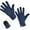 Navy, variant on Winter Warm Thick Soft Touch Screen Texting Gloves With Fleece Lining (Black)