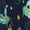 Black, variant on Galaxy With Ufo Mens Soft Woven Cotton Elastic Waistband Sleep Pajama Pant Lounge Sleep Pant With Pockets And Drawstring-Small
