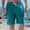 Green, variant on Herrnalise Men's Solid Color Beach Shorts, Casual Elastic Waist Drawstring Loose Swim Trunks For Summer Beach Pool Swimming Surfing Black