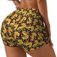 thumbnail image 1 of Fotbe Cartoon Ducks Shorts Sin Costuras – Shorts Deportivos de Cintura Alta para Mujer, Elásticos para Gimnasio, Yoga, Running o Ciclismo-Medium, 1 of 8