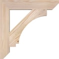 thumbnail image 3 of Ekena Millwork 3 1/2"W x 22"D x 22"H Imperial Slat Smooth Bracket, Douglas Fir, 3 of 4