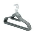 thumbnail image 2 of Giunmcul Tax Free Weekend Flocked Clothes Hanger Home Adult Non-Slip Drying Rack No Mark Hanger, 16.5 Inches, 10-Pack, Great for Adult Closets, Clothes, Pants, Coat and More, 2 of 5