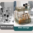thumbnail image 5 of Caja De Almacenamiento Organizador cosmético a prueba de herrumbre de la encimera del organizador de 2 niveles para la sala de estar del dormitorio Likrtyny Para estrenar, 5 of 5