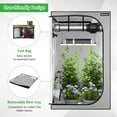 thumbnail image 6 of Costway 48” x 48” x 80” Mylar Grow Tent, High Reflective with Observation Window, 6 of 9