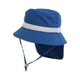 thumbnail image 2 of TODOZO Sun Hat Toddler Bucket Hats Summer Sun Protective Kids Beach Hats Wide Brim Outdoor Camping Hat for Boys Girls Boys Girls Summer Solid Color Mesh Yarn Cap Sun Hat Outdoor Beach Hat 3 8 Years O, 2 of 5