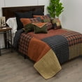 thumbnail image 5 of Donna Sharp Woodland Square Patchwork Pieced Cotton Decorative Throw Pillow, 5 of 6