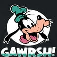 thumbnail image 3 of Mickey & Friends - Goofy Gawrsh - Juniors Cropped Cotton Blend T-Shirt, 3 of 5