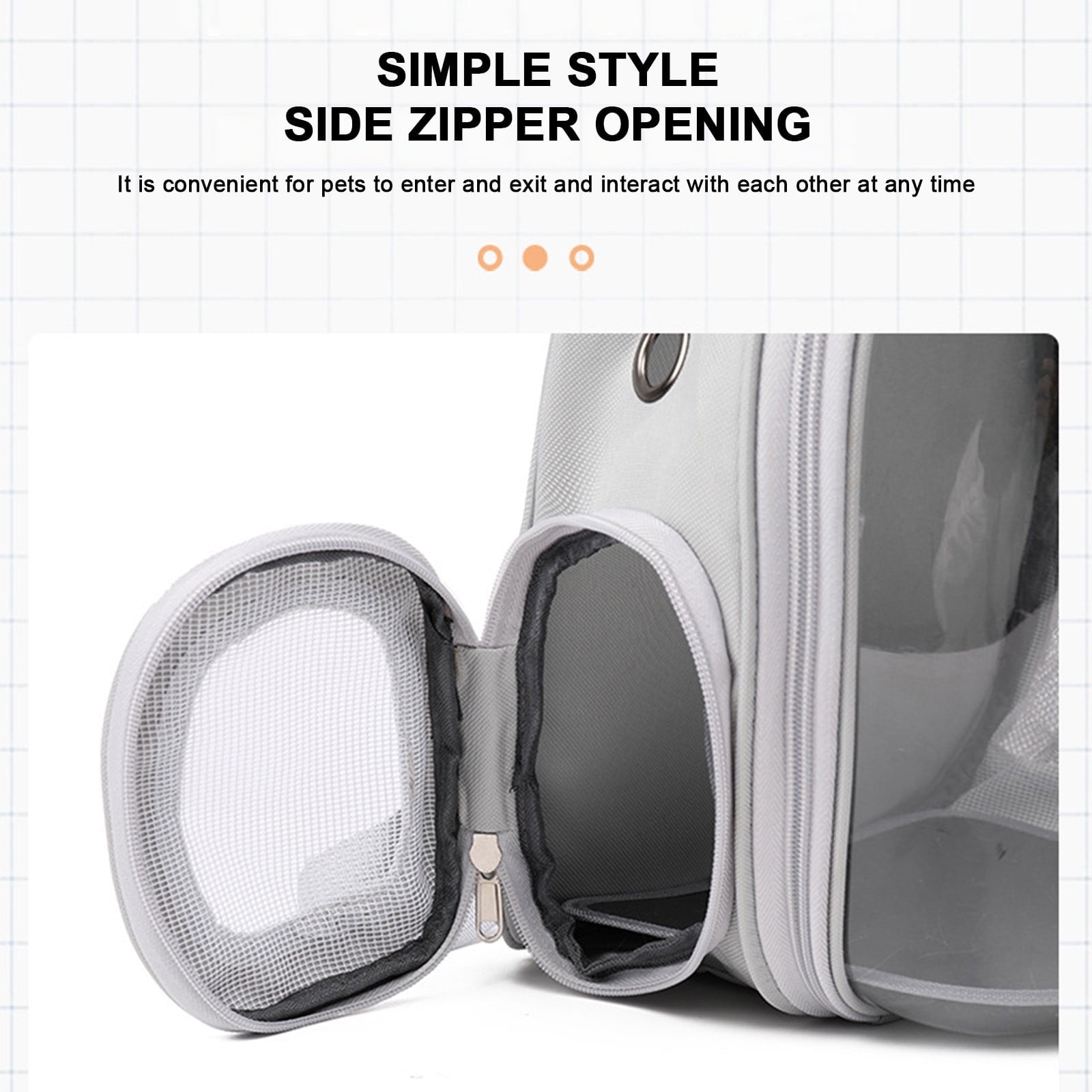 GASTROPOD 2026 New Pet Backpack Carrier, Transparent Space Capsule, Pet Carrier Hiking Backpack, Pets Backpack Carrier for Cats Puppies Airline Approved Travel Outdoor Use, Multi-Colors