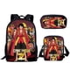 thumbnail image 3 of Mochila de una pieza para estudiantes de primaria y secundaria Mochila de dibujos animados con bandolera y estuche para lápices Conjunto de tres piezas, 3 of 5