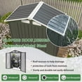 thumbnail image 5 of Easmvetaln 5x3x6FT Metal Sheds & Outdoor Storage, Tool Shed for Patio Backyard Garden (Gray), 5 of 7