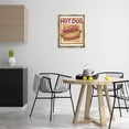thumbnail image 3 of Stupell Industries Traditional Hot Dog Food & Beverage Painting Gold Floater Framed Art Print Wall Art, 17 x 21, 3 of 10
