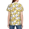 thumbnail image 7 of Wukai Cartoon Chicken Youth Unisex Short Sleeve T-Shirt for Boys, Girls, Teens, and Kids-X-Small, 7 of 7