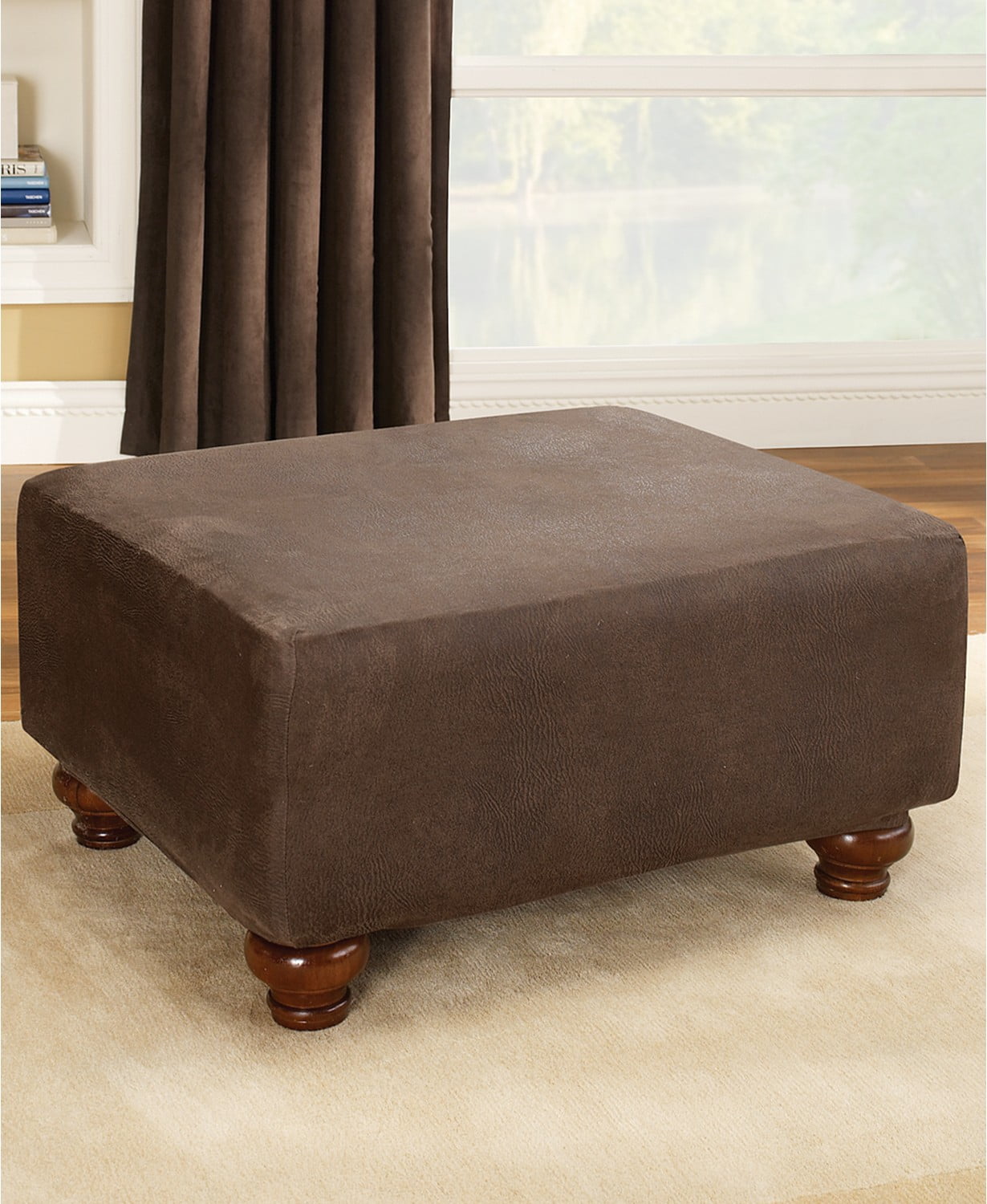 Sure Fit Stretch Faux Leather, Featuring Grain Pattern That Will