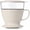White, variant on Brew Pour Over Coffee Maker with Water Tank — Matte Black