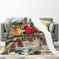 thumbnail image 3 of Cardinals Blanket with Cardinal Gifts for Women Men Kids Rustic Lodge Farmhouse Decor for Couch Office Craft Room Living Room 60X80inch, 3 of 6