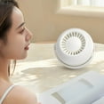 thumbnail image 4 of sruoe Small Tabletop Fan, Desk Fan, Table Top Fan, Desktop Fan Rechargeable, Bathroom Fan, Clip on Fan, Indoor Fan, Small Desk Fan, Outdoor Fans for Patios Office Fan, 4 of 5