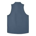 thumbnail image 5 of pstuiky Camisetas sin mangas para hombre, Camiseta deportiva elástica de color liso con cremallera para hombre, ideal para el tiempo libre y el fitness. Tops elegantes para mujer l, 5 of 5