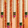 thumbnail image 4 of Michellecmm Artificial Jasmine Garland Hanging Fake Flower String with Lotus Buds for Diwali Home Garden Party Wedding Decorations, 4 of 7
