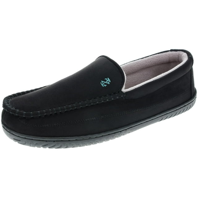 Mocasín clásico Slipper IZOD para hombre, espuma viscoelástica suave y cálida
