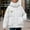 White, variant on Fnooota Womens Puffer Jacket, Hooded Windprrof Warm Full Zip Winter Coats Outerwear Khaki Size 2XL