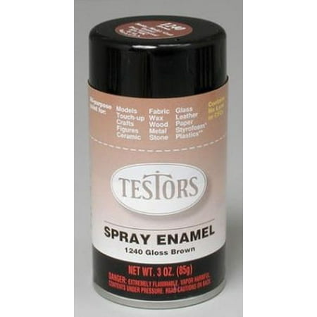 Brown Spray Testors Enamel Plastic Model Paint (Best Way To Get Spray Paint Off Plastic)
