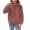 Watermelon Red, variant on Girls Sherpa Fleece Pullover Hoodie Long Sleeve Soft Plush Hooded Sweatshirt Casual Loose Fit Top