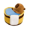 thumbnail image 3 of Capybara Toy Capybara Muñeca Decoración del hogar Ornamento de animales de peluche coleccionables para niños Regalos de cumpleaños para, 3 of 8